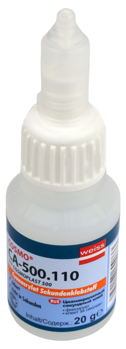 COSMO CA-500.110 Клей секундный, 20 гр (COSMOPLAST 500)