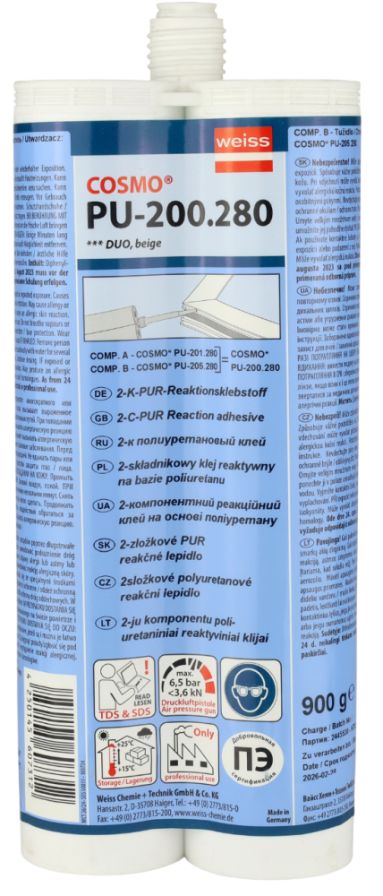 COSMO PU-200.280 Клей для металла