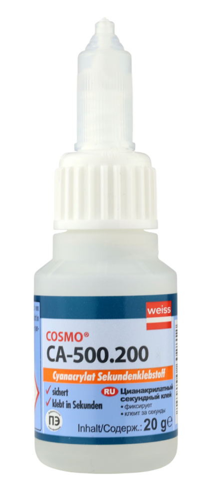 COSMO CA-500.200 Клей секундный, 20 гр (COSMO CA 12)